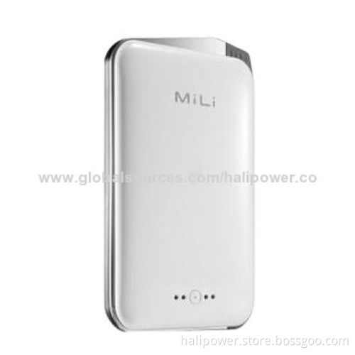Portable Power Bank with Built-in Cable for Mobile Phone